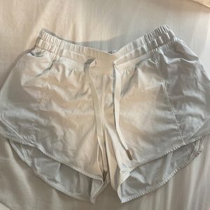 White lulu lemon shorts. Used